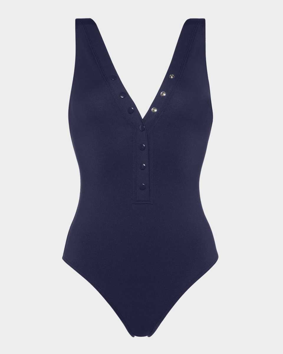 Icone Snap-Front One-Piece Swimsuit